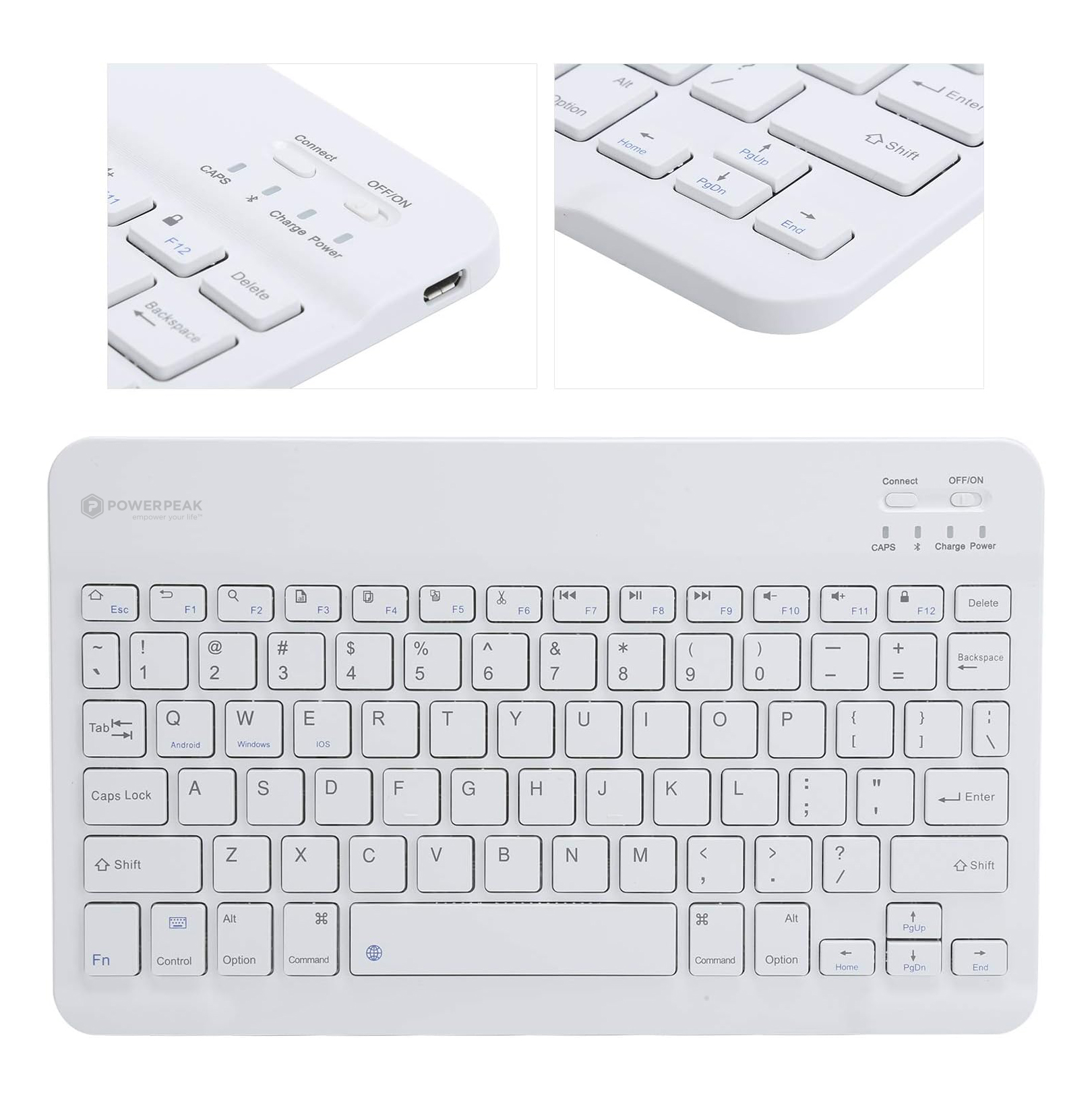 Powerpeak Mini Tablet Wireless Keyboard - PP-KBTAB