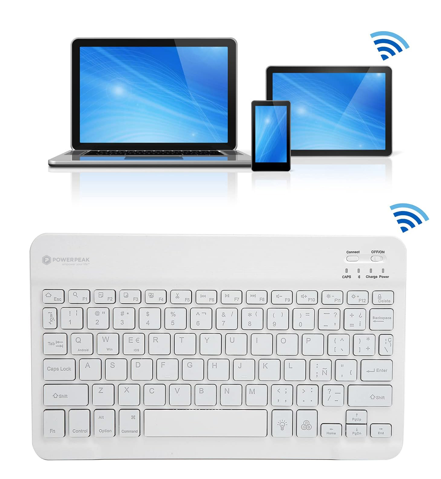 Powerpeak Mini Tablet Wireless Keyboard - PP-KBTAB