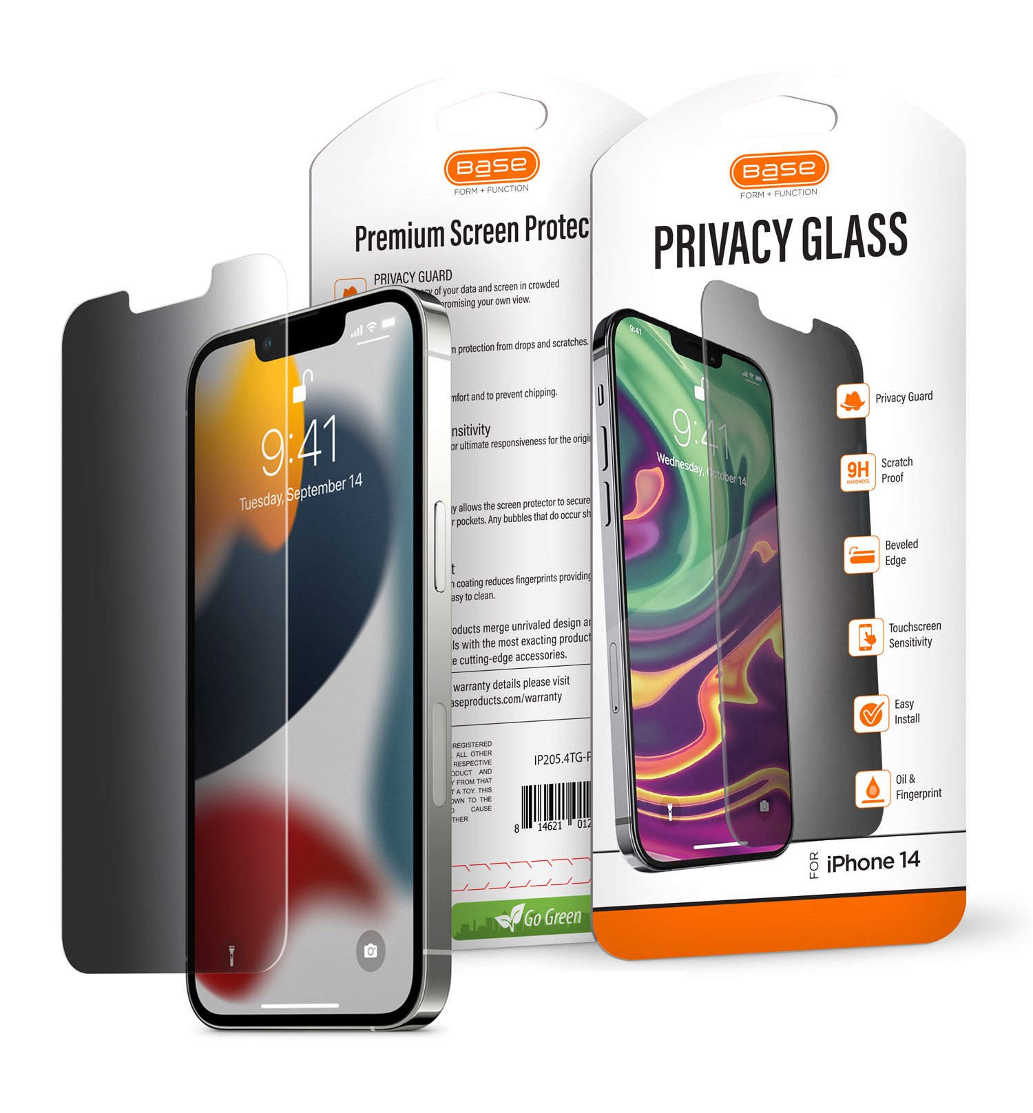 BASE PRIVACY TEMPERED GLASS SCREEN PROTECTOR FOR iPhone 14 Pro Max ...