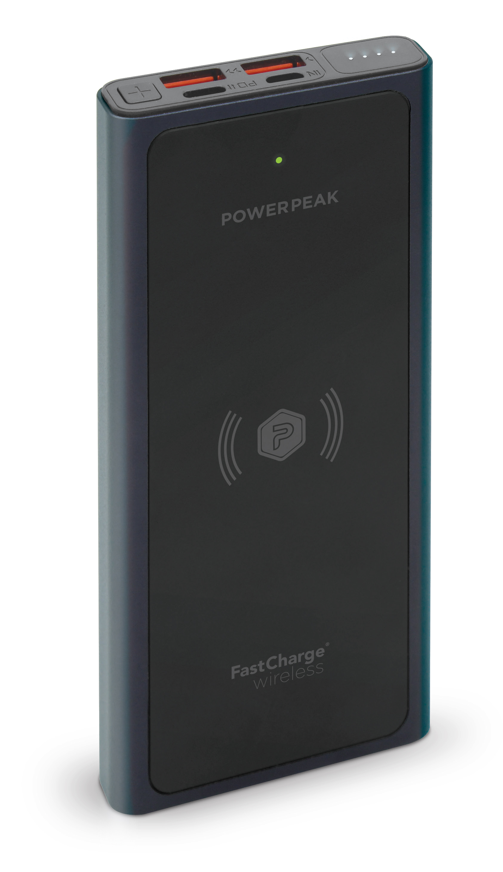 Power Peak 2in1 Portable Fast Charge Wireless Charger and Battery